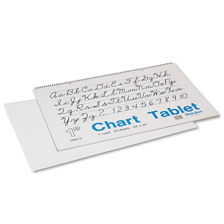 Pacon Chart Tablets, Cursive Cover, 25 Sheets 74620